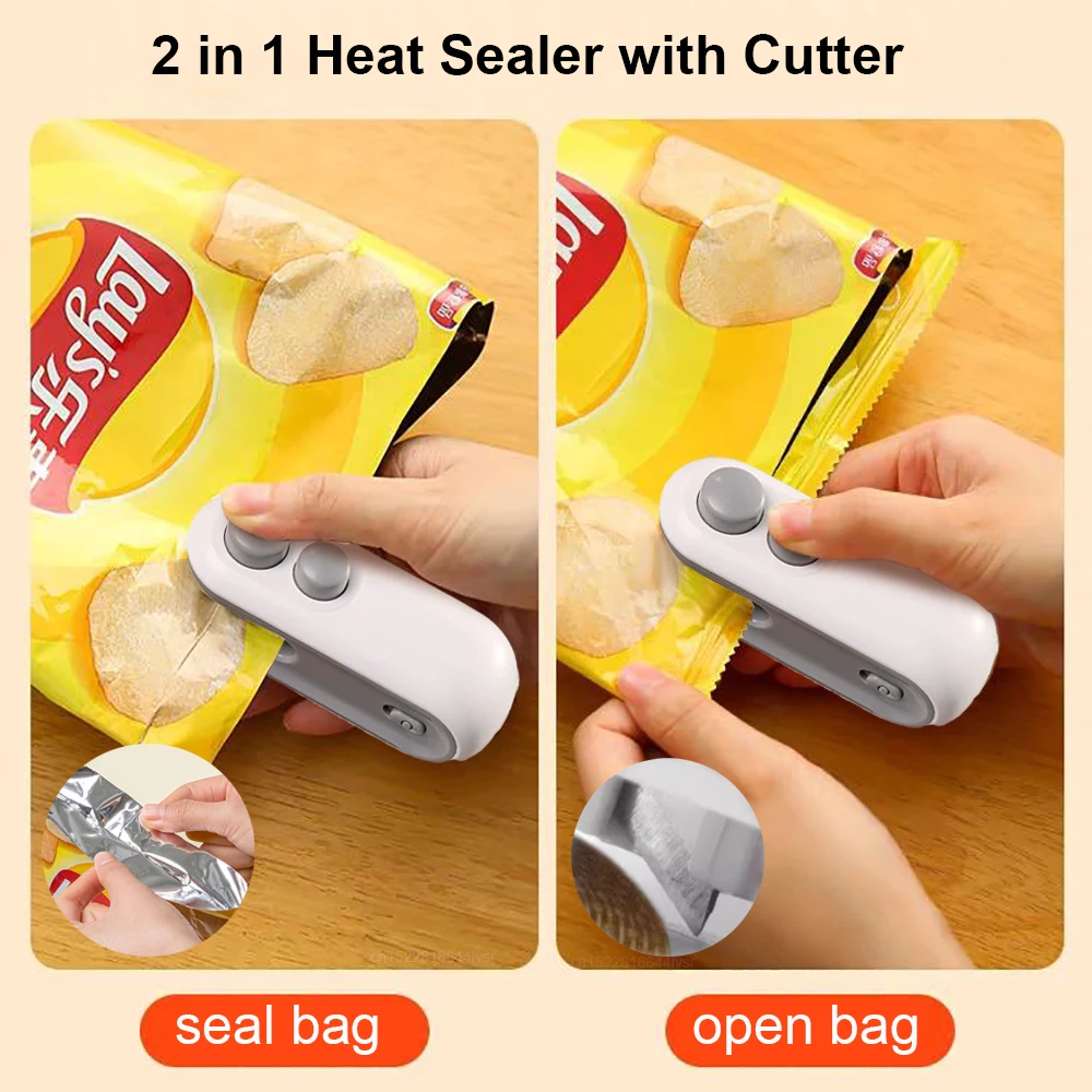 Mini Heat Bag Sealing Machine Plastic Bag Sealer Portable Thermal Plastic Bag Sealants Handheld Plastic Bags Sealing Machine - Image 3